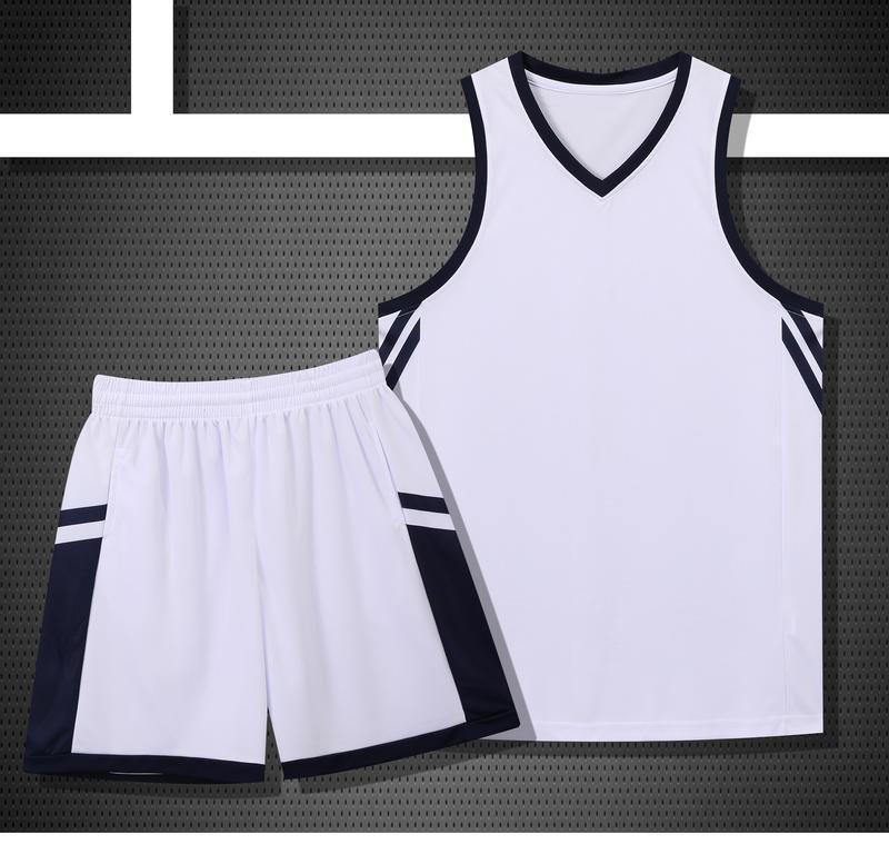 Unisex Basketball Uniform Set: Jerseys for Students, Team Vests, Youth Sports Training Kits with Custom Printing