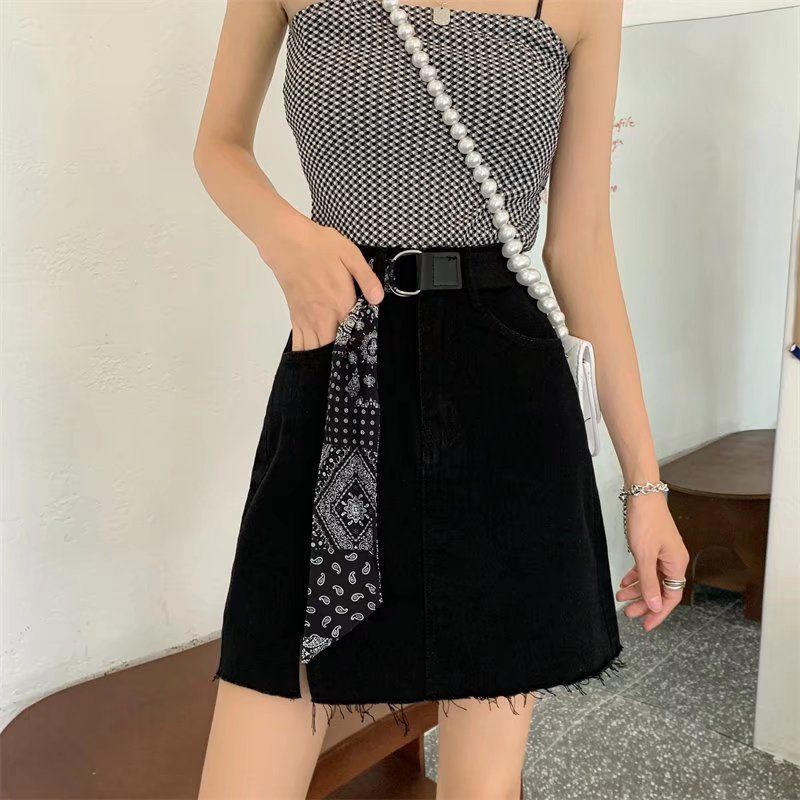 Women Personality Scarf Belt Trendy D-Ring Buckle Long Skinny Ribbon Belt for Jeans Skirts