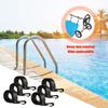 Solar Cover Reel Fastening Set Pool Cover Straps Solar Cover Roller Attachment Straps Solar Cover Reel Attachment Accessories