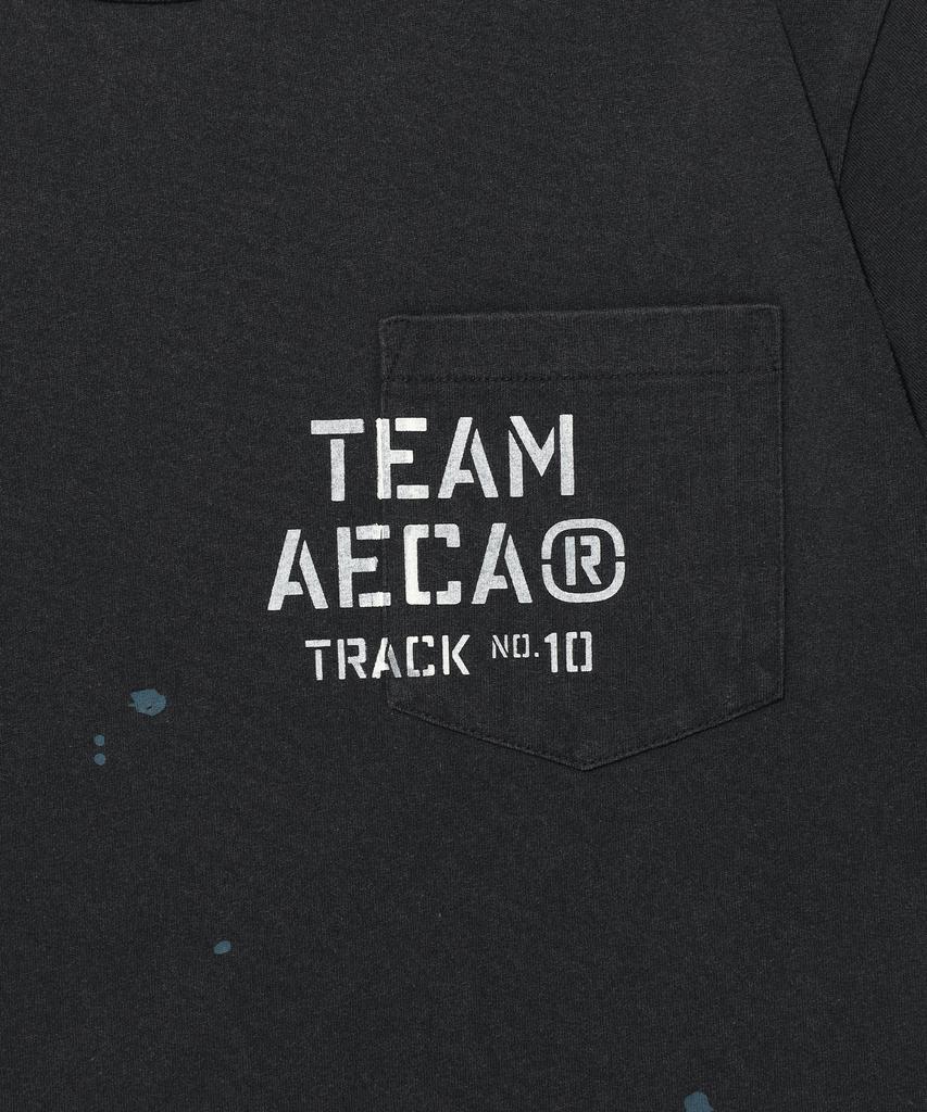 AECA (Woman) Team Aeca Pocket Painted Half Sleeve Tee-Black
