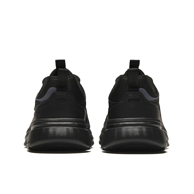ANTA Men Retro Platform Casual Sneakers All Black 912438808-8