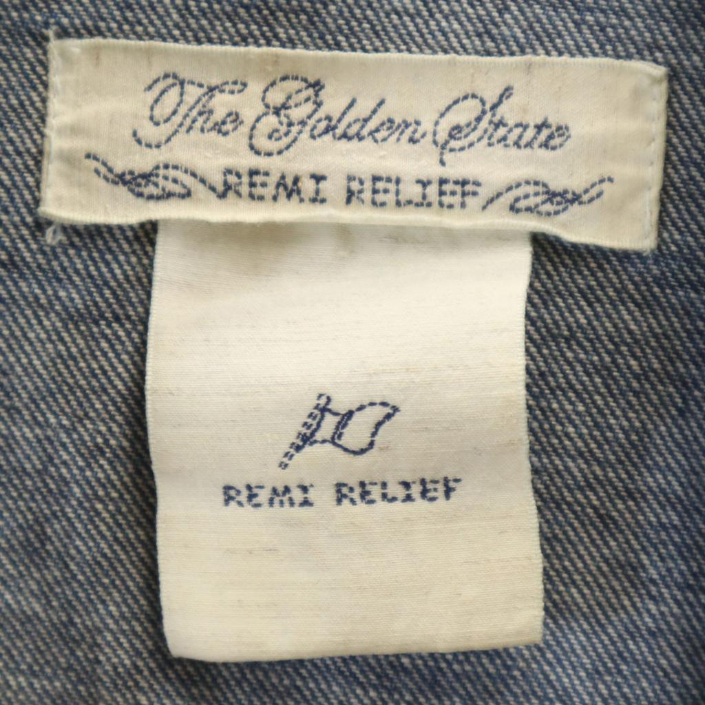 REMI RELIEF made in Japan Denim Jacket S Navy jeans Men's Used