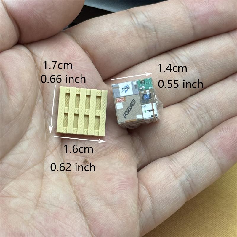 5 buc Cutii Model Mașină la Scară 1/64 pe Palet pentru Dioramă Garaj Kit Model Miniatură din Plastic Creativ DIY Colecție Hobby