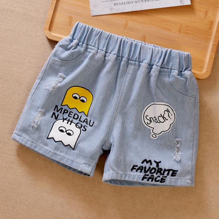 Disponibile: Pantaloncini di jeans da bambina 2025 - Nuovo stile per bambini e ragazzi, Capospalla sottile per bambine
