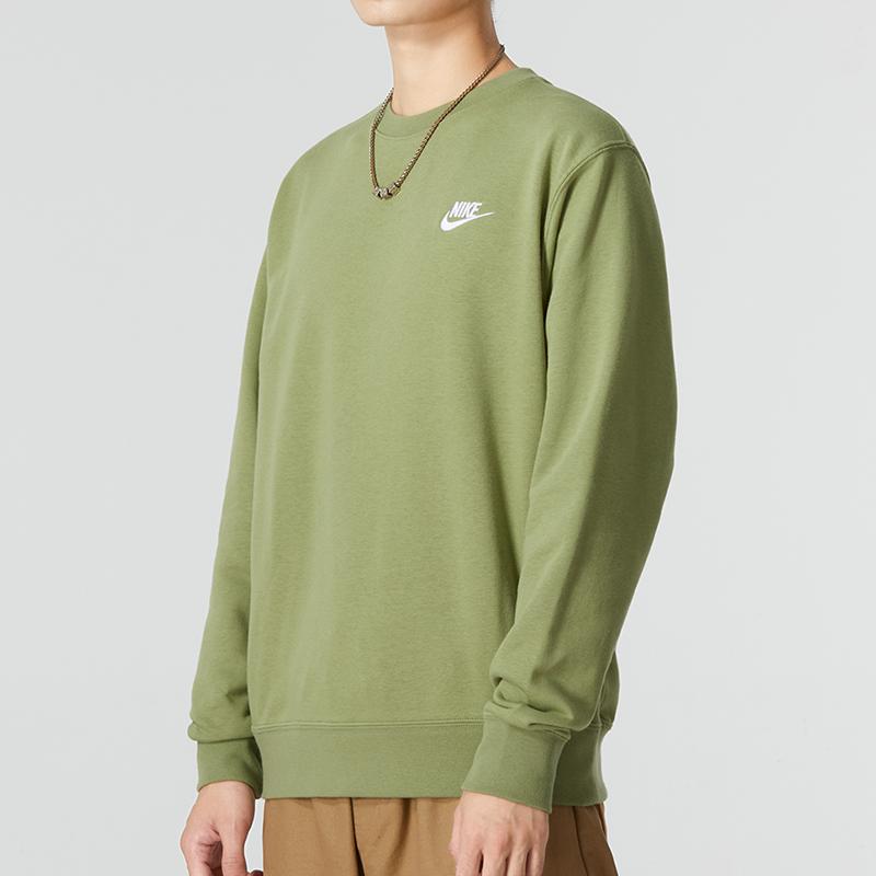 Nike Nsw Club Crew-Neck Sweatshirt Men Sweatshirt Green BV2667-334