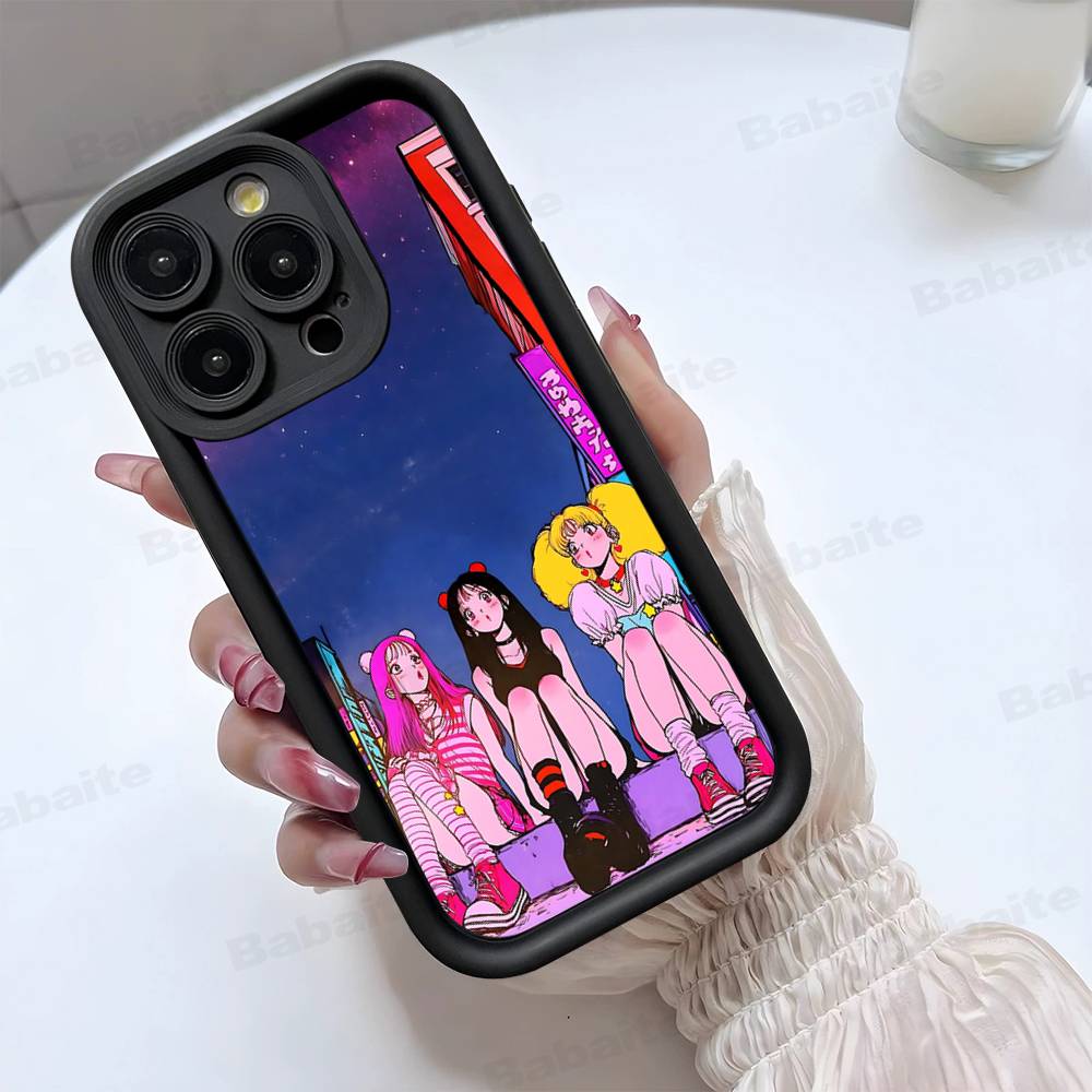 Popular Anime Girl S-Sailor Moon For iPhone 17 Pro Max 16 15 14 13 12 11 Plus Black Soft Phone Cover