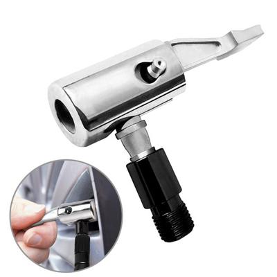 Hose Adapter 90 Degree Locking Air Pump Connector Zinc Alloy Tire Inflator Hose Adapter for Cars