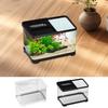 Betta Fish Aquariums Small Fish Tank Aquarium Kits Clear Landscape Bowls Feeder for Shrimp Guppy Snails Turtle Jellyfish Pet