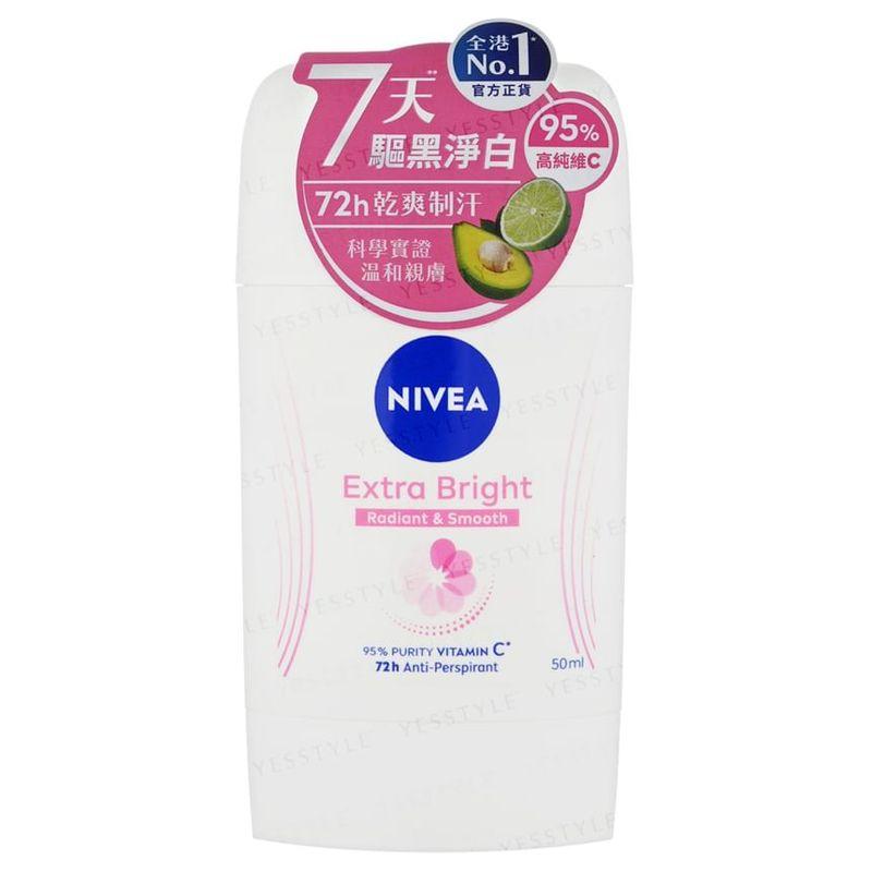 NIVEA - Extra Bright Radiant & Smooth Anti-Perspirant Stick