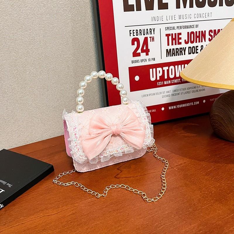 Handbag Small Girls Pu Material Kids Cute Designer Mini Shoulder Bag School For