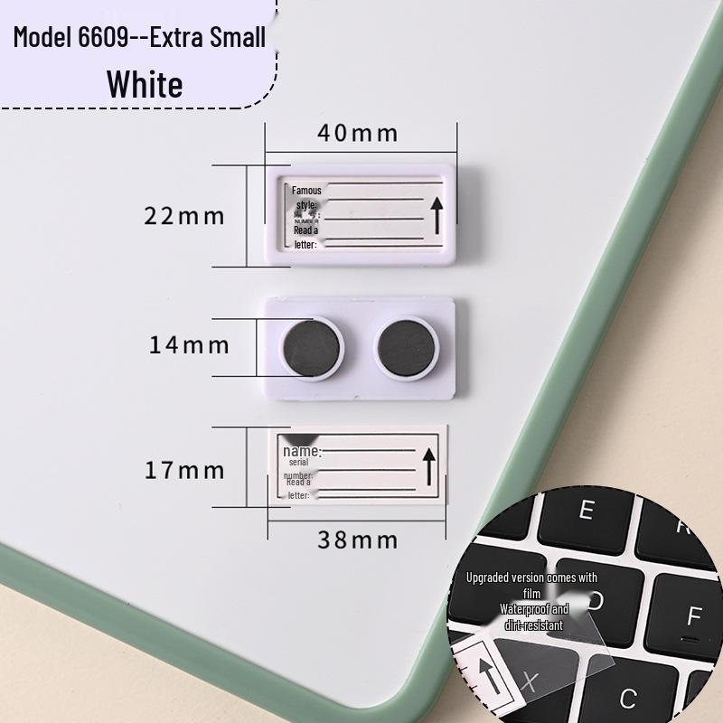 Magnetic Label Holder for Whiteboard & File Cabinets - Warehouse & Partition Name Sign Stickers