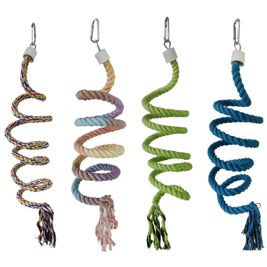 Cotton Bird Climbing Perch, Versatile Toy for Parrots And Canaries