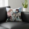 Game BanG Dream Cushion Cover Natural Linen Pillowcase Set AllinOne Decor for Sofa Bedroom  Chair