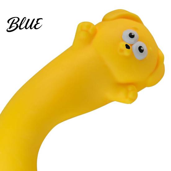 Stress Relief Toy Giant Bouncy Dog Squeeze Toy, Stretches Long 14 Inch Reliever Adult Ball for Kids Adults, Fun Sensory Fidget Anxiety