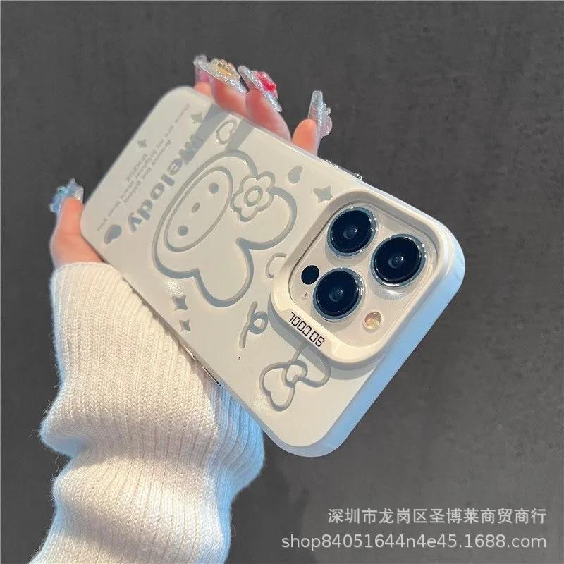 The New Kulomie Applies To Apple 15 Colored Silver iPhone14Pro Creative 11promax Matte 16 Protective Case.