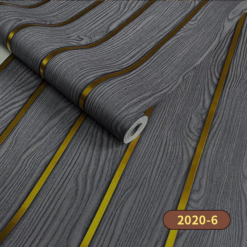 Self-Adhesive Imitation Wood Grain Wallpaper - Moisture-Proof Wall Decoration for Bedrooms