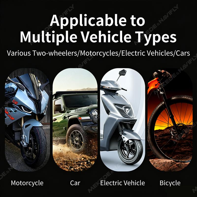 Auto TPMS BT 5.4 Reifendrucküberwachungssystem Handyverbindung für LOS Android Motorrad LKW Auto Reifendrucksensor