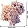 New Soft Puppy Chenille Hand Towel Hanging Fluffy Chenille Towel Dog Design Super Absorbent Funny Hand Towel
