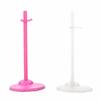 21.5cm 1/6 Dolls Stand Display Holder Designed For Plastic Transparent Pink Hangers Stand Doll Gown Clothes Accessories 2 Colours