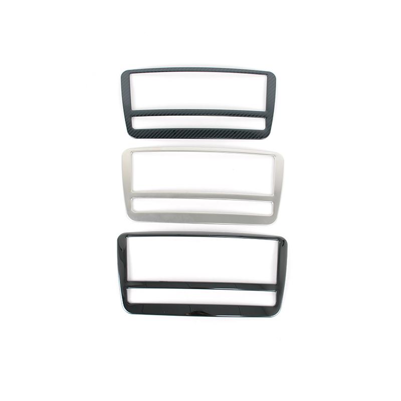 Console CD Panel Frame Decoration Carbon Pattern Trim For Mercedes Benz A Class W176 GLA X156 CLA C117 2013-2018 Car Accessories