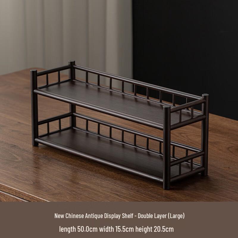 New Chinese Style Nan Bamboo Tea Cup Display Rack