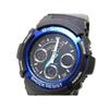 Used CASIO Watch G-SHOCK AW-591 Black Blue Ana-Digi Quartz Men's Watch 8H
