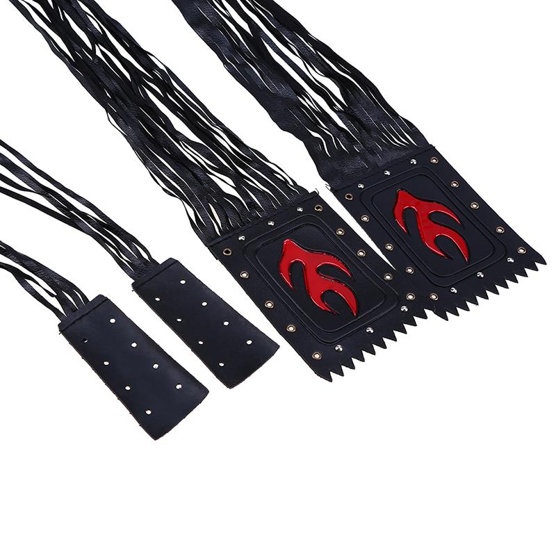 Universal Leather Motorcycle Fringe Grip Covers Handlebar Lever Streamer Tassel for Harley Indian Cruiser Chopper Bike Styling Retro Handle Deco