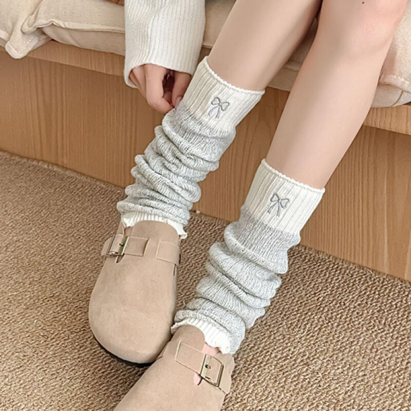 

Nabio Лента Балеткор Свободный Посадка Гетры Длинные Носки Light gray