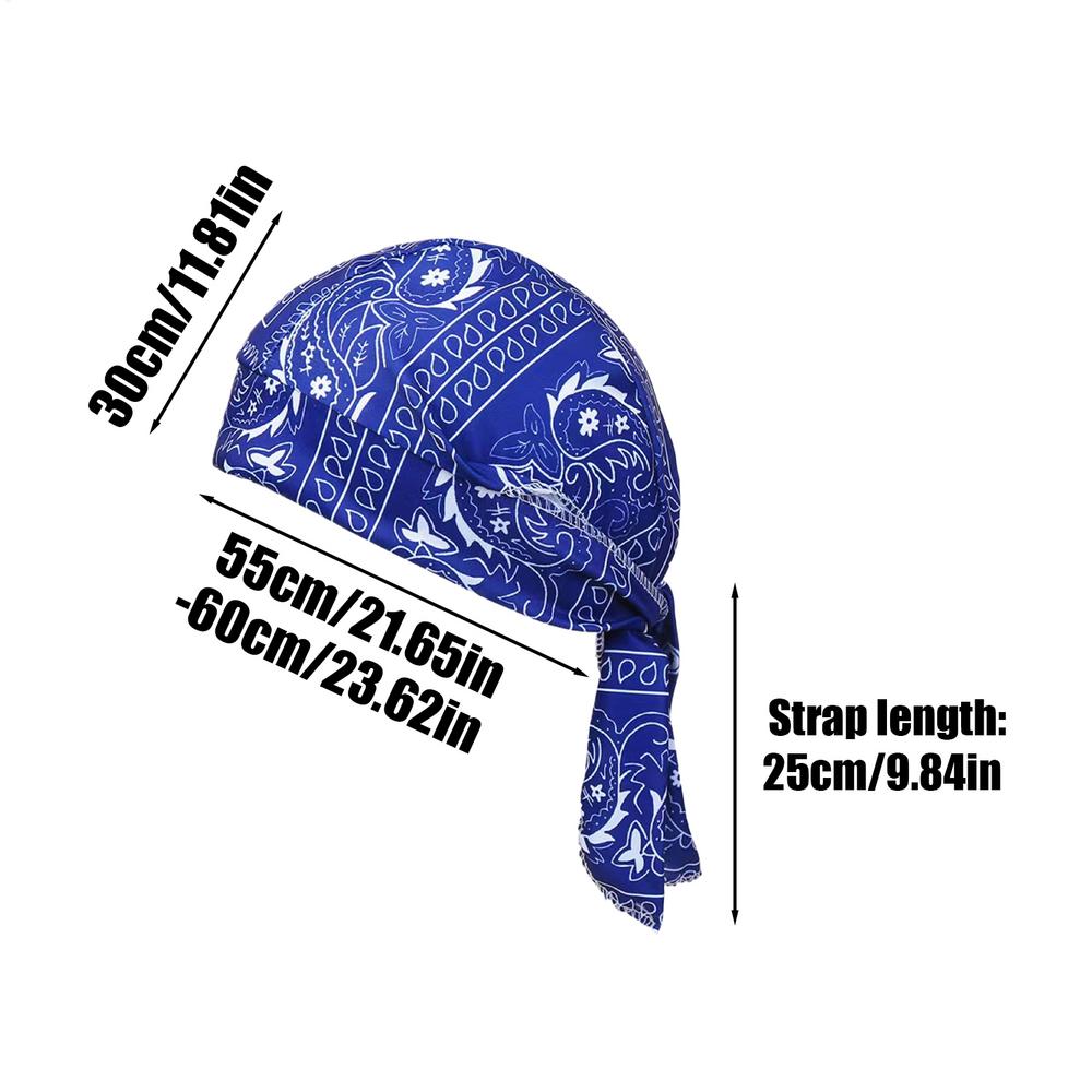 

Модная пиратская кепка мужская хлопковая с принтом защита от солнца для езды на велосипеде летняя бандана кешью женская кепка весенняя хип-хоп платок на голову повязка сапфировый