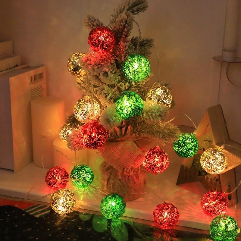 Christmas Led Indoor String Lights With Gift Box Ball For Festive Decor