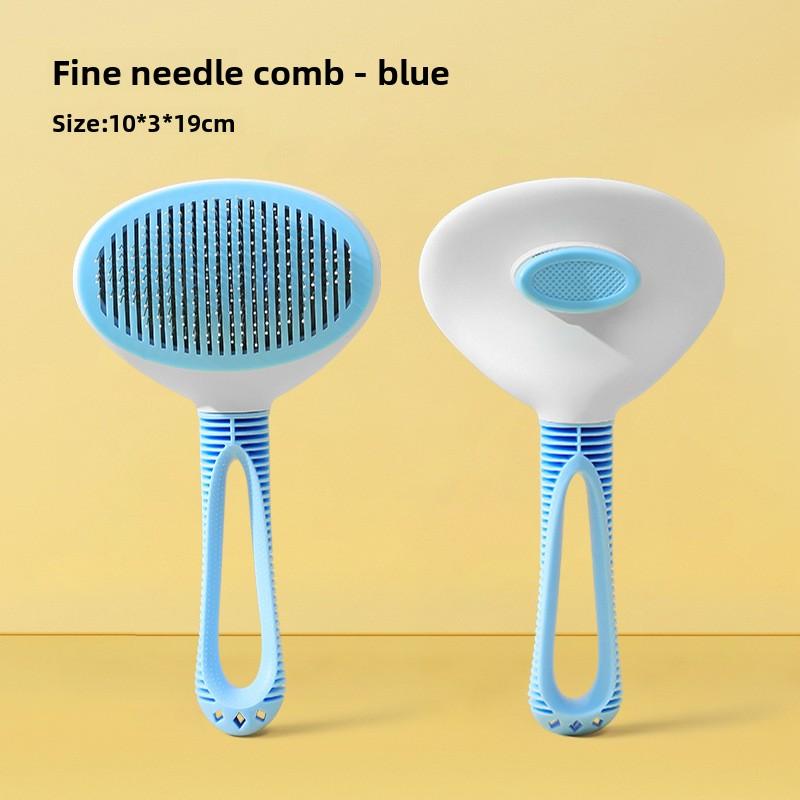 Pet Hair Removal Comb - Hair Removal and Knot Removal Cat Comb - Automatic Hair Removal Dog Comb - Hair Brush Fine needle comb 1pc