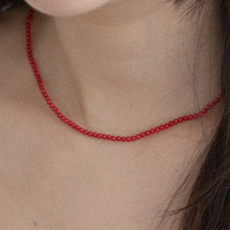 

GETMEBLING petit onyx necklace BLACK