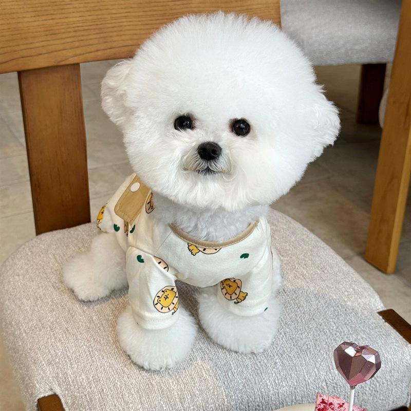 Pet T-shirt Spring And Summer Thin Teddy Bichon Pomeranian Yorkshire Terrier Small Puppy Cat And Dog Clothes