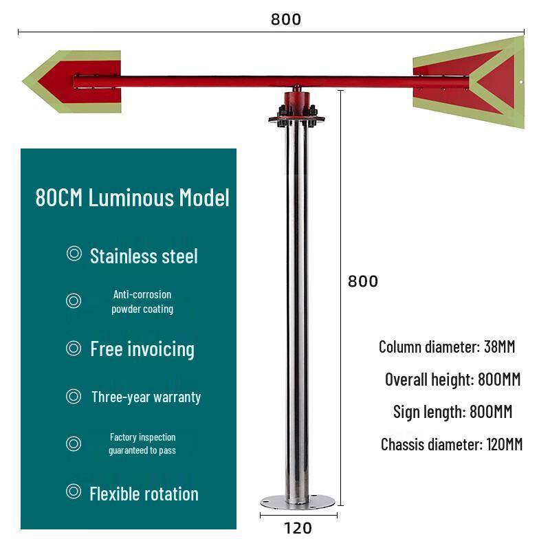 Wei Baida Stainless Steel Outdoor Wind Vane and Anemometer