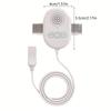 Kids Elderly Adult Bed Wetting Training Device Type C Rechargeable Nighttime Urine Sensor with Loud Alarm & Vibration