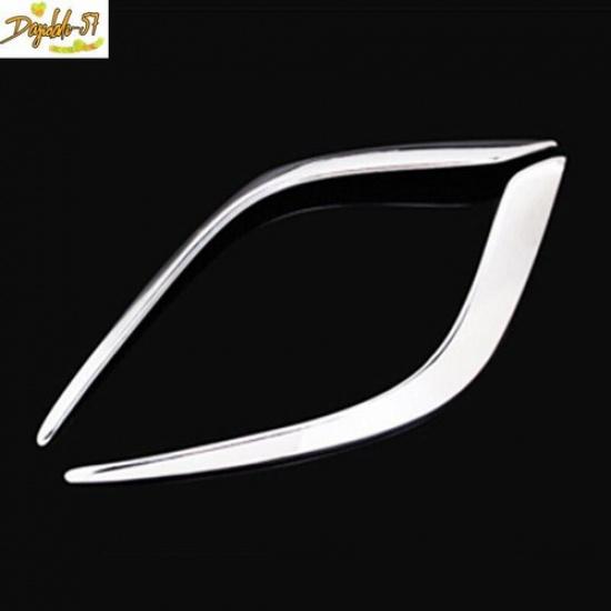 Chrome Front Fog Light Lamp Cover/Trim Strip For Mazda 6 Atenza Gj 2014-2016 New