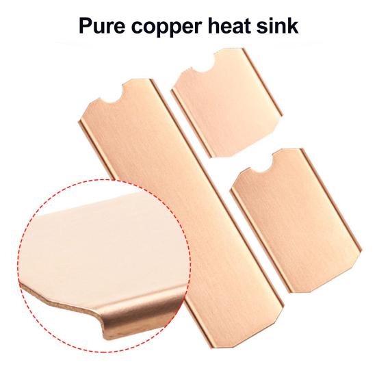 1Pc/Set Copper Heatsink Kit with Thermal Conductive Adhesive Tape Screw Tools TN80/42/30 M.2 NVMe 2280 2242 2230 SSD Radiator Solid State Drives