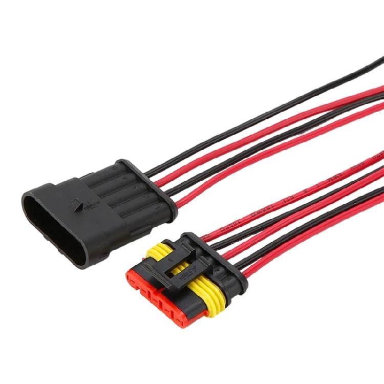 2PCS 18AWG Motorcycle And Car Electrical Connector 1-6Pin Wire Plastic Electrical Terminal Quick Connection