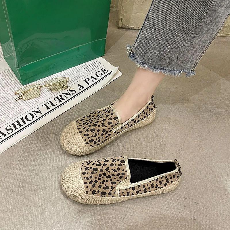 Fashion Espadrilles Loafers Female Footwear Slip On Women's Shoes New In Comfortable And Elegant Spring With Premium Korean Offers