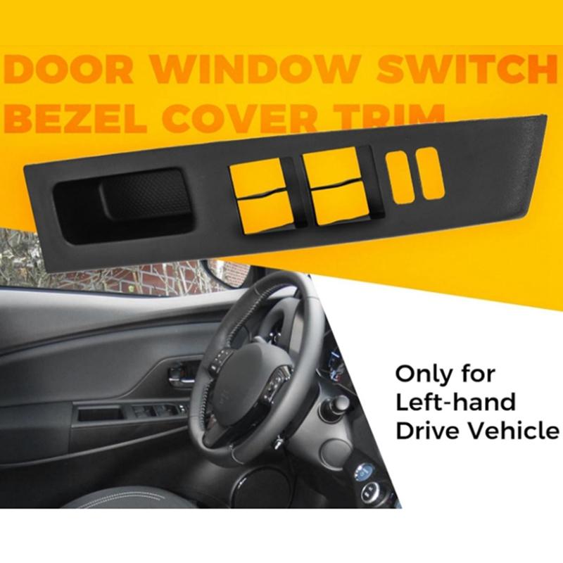 Car Front Window Switch Control Panel Cover For Toyota Yaris 2012-2014 Car Accessorie