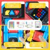 Super Slide Puzzle Game Machine with 500+ Levels - Brain Training Puzzle, Electronic Slide Puzzle, Educational Toy for All Ages, Brain Teaser,
