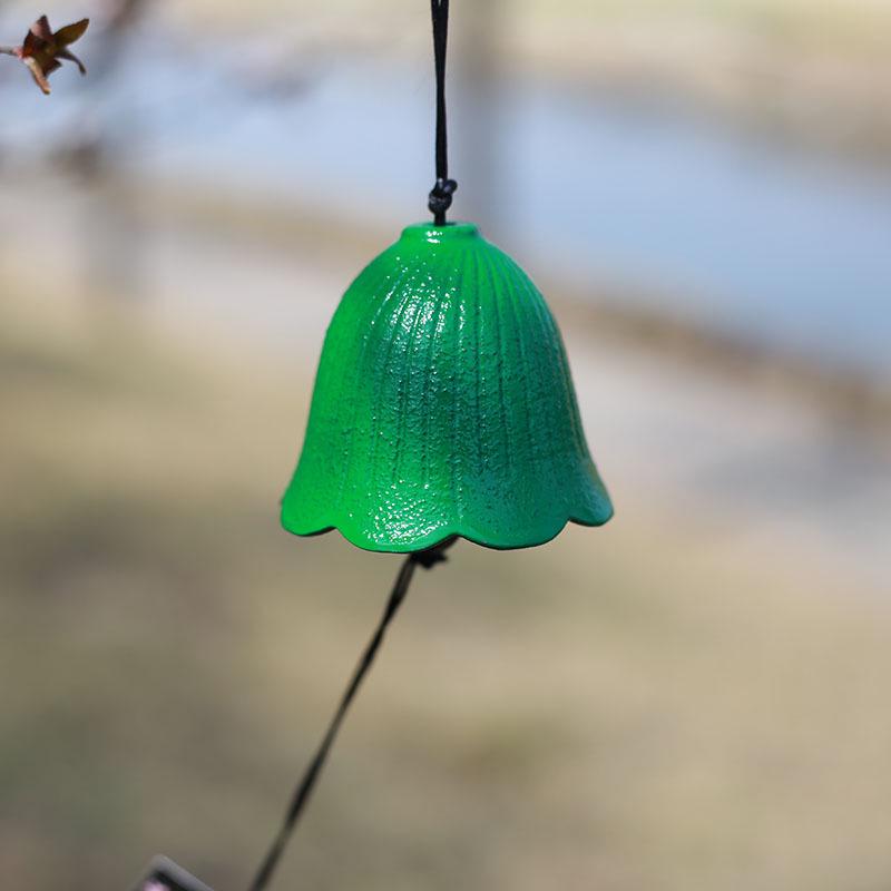Cast Iron Wind Chime: Chinese & Japanese Style Retro Bells for Balcony or Outdoor Courtyard