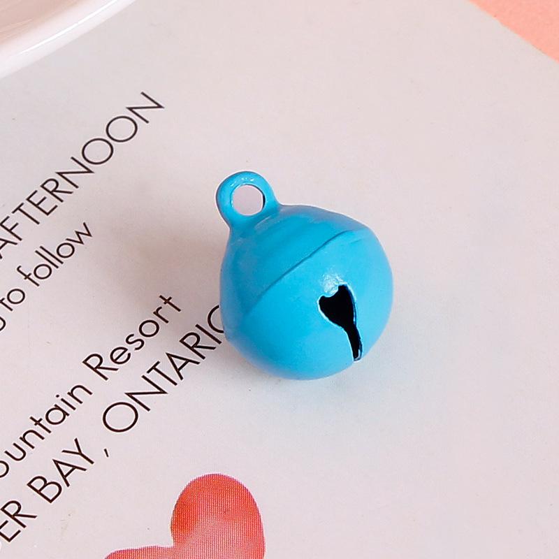 Colorful 14mm Metal Bell Keychains and Christmas Tree Decorations