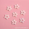 "Handmade Pearl & Bow Snowflake and Star Ornaments - DIY Christmas Decorations"