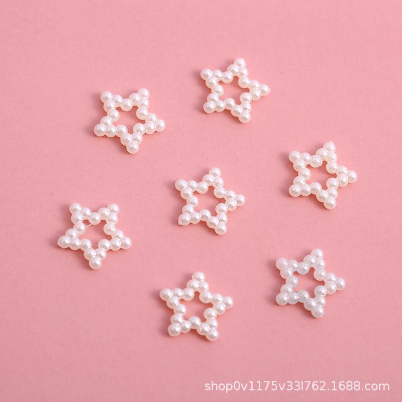 "Handmade Pearl & Bow Snowflake and Star Ornaments - DIY Christmas Decorations"