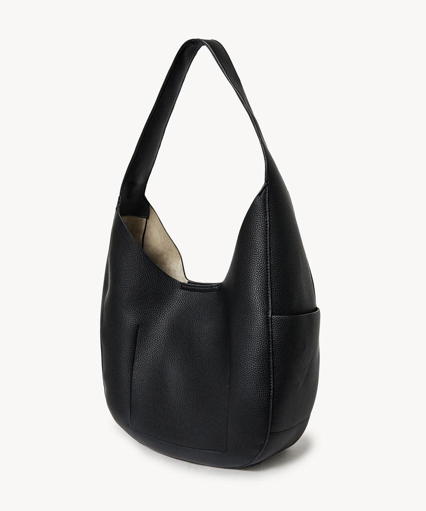 Lady Volume Edit Hobo Bag (Black)