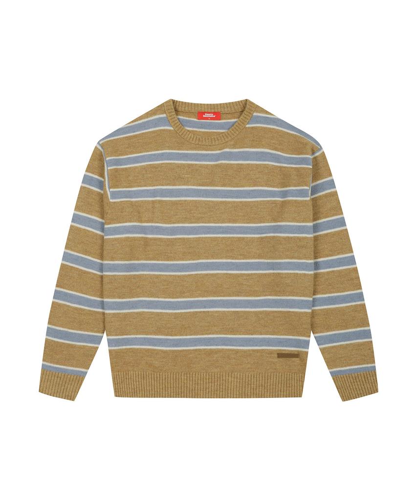 SPORTS ILLUSTRATED Striped Round Knit (Brown)