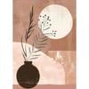 Abstract Flowers Botanical Posters Boho Line Neutral Flower Vase Prints Canvas Painting Girly Wall Art Pictures Home Room Decor