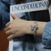 Vintage Butterfly Pendant Necklace Femininity Popular Ot Buckle Collarbone Chain Bracelet Set