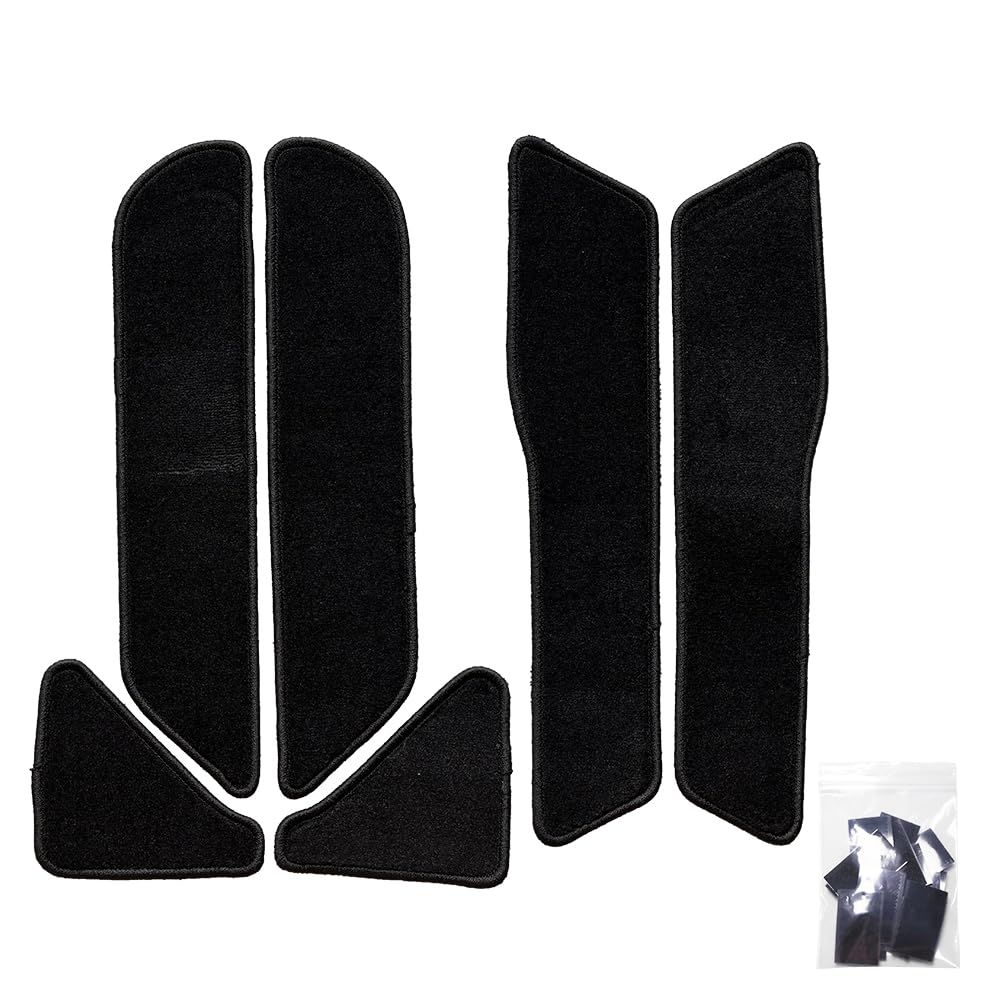 

Комплект из 6 черных накладок на боковые пороги для Nissan Elgrand E52, напольные, салонные, пользовательские аксессуары (Поздняя модель) - Коврики, Детали, чёрный